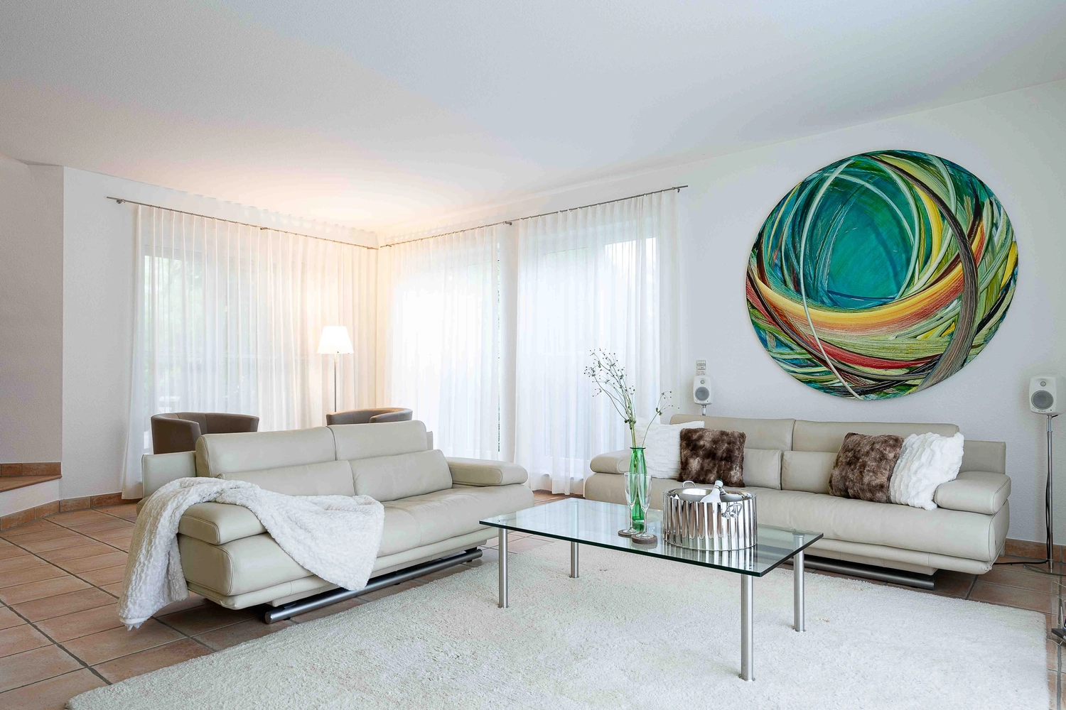 Silvia Keck - Immobilienpräsentation - Maklerverkauf – Einfamilienhaus Homestaging teilmöbliertÖdheim